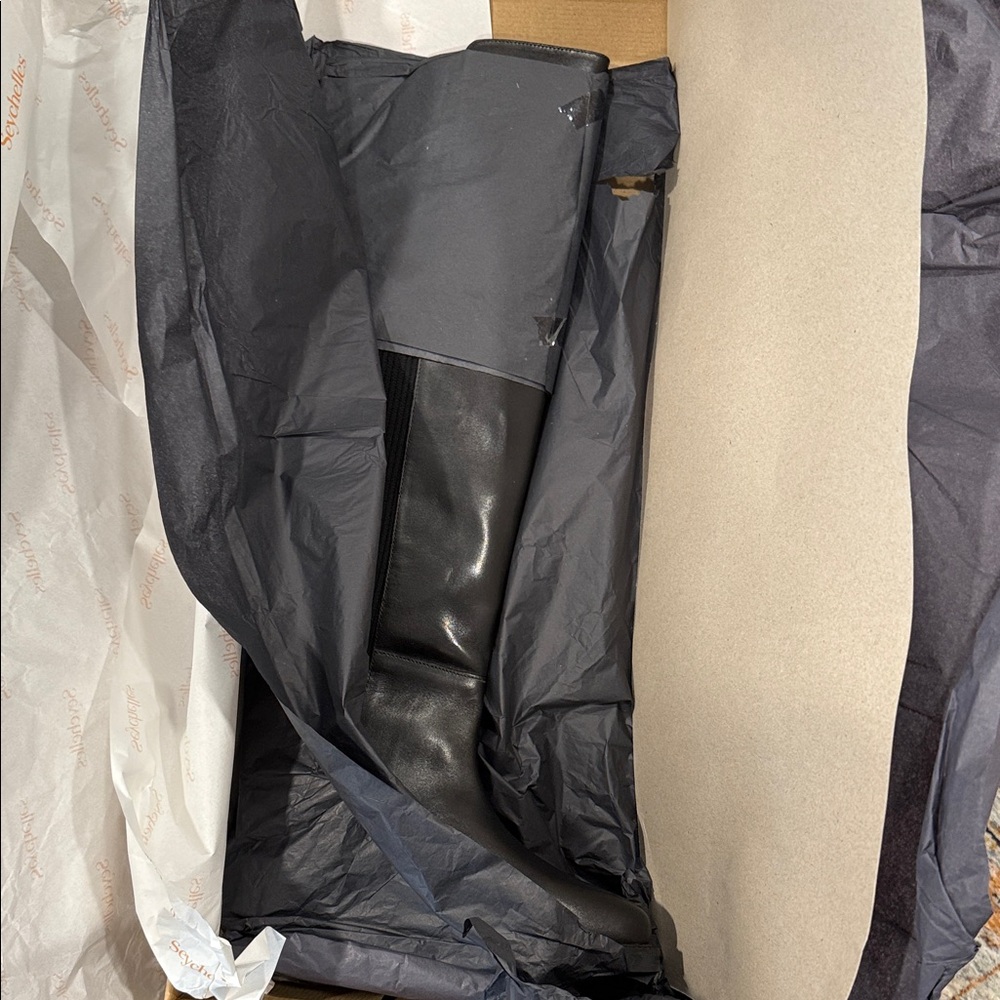 Seychelles Black Leather Boots - Picture 3 of 4